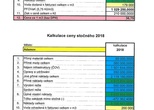 Kalkulace ceny vodného a stočného pro rok 2018